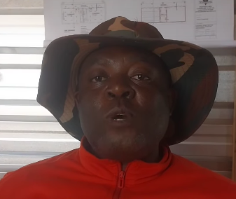 The Ga-Rankuwa leadership deputy coordinator, Tshepo Matlaela.